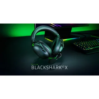 هدست گیمینگ ریزر مدل BlackShark V2 X با نویز کنسلینگ بدنه و نویز کنسلینگ میکروفون (ENC)، ا 102837621