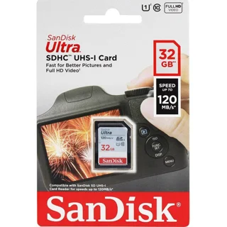 کارت حافظه SDHC سن دیسک مدل Ultra کلاس 10 استاندارد UHS-I U1 سرعت 120MBps ظرفیت 32 گیگابای 102858662
