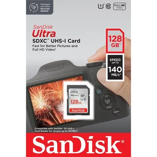 کارت حافظه SDXC سن دیسک مدل Ultra کلاس 10 استاندارد UHS-I U1 سرعت 140MB/s ظرفیت 128 گیگابا 102858570
