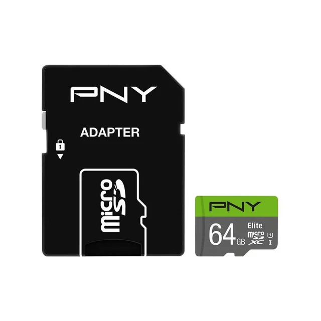 کارت حافظه microSDXC پی ان وای مدل Elite کلاس 10 استاندارد UHS-I U1 سرعت 100MBs ظرفیت 64 گ 102858597