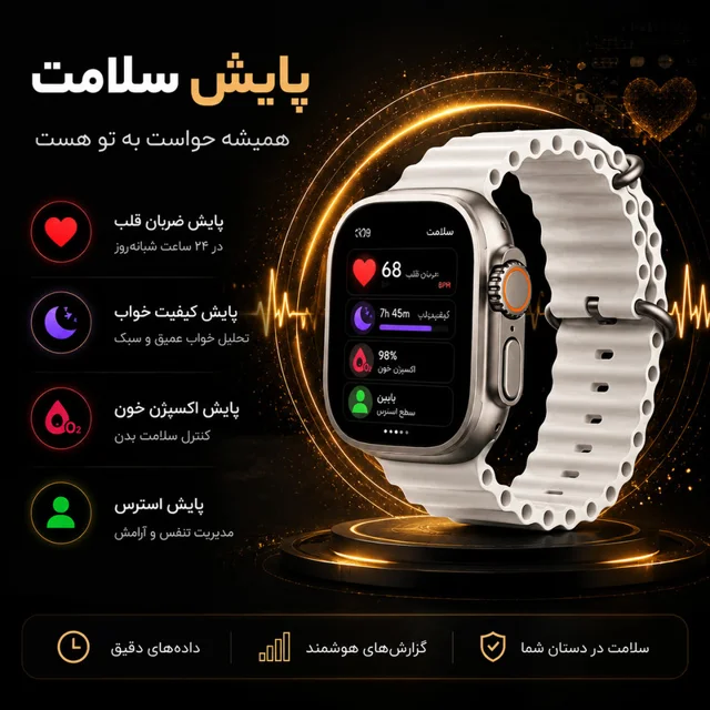 ساعت هوشمند 49 میلی‌متری لیواکس مدل GS-59 با بند سیلیکونی 102833875