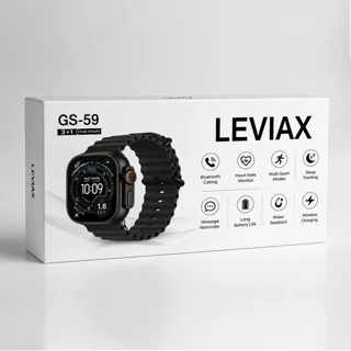 ساعت هوشمند 49 میلی‌متری لیواکس مدل GS-59 با بند سیلیکونی 102833880