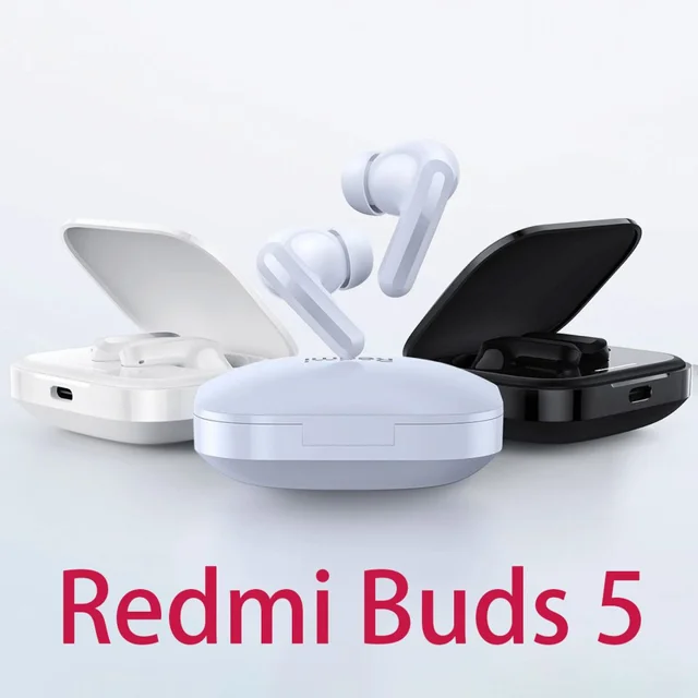 هدفون بلوتوثی شیائومی مدل Redmi Buds 5 با نویز کنسلینگ فعال (ANC)، درگاه شارژ USB Type-C،  102476718