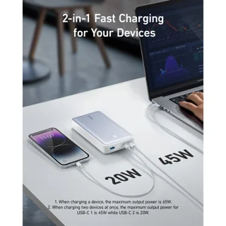 پاوربانک انکر مدل PowerCore 537 ظرفیت 24000 میلی آمپر ساعت 102541474