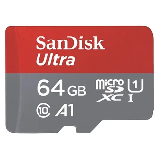کارت حافظه microSDHC سن دیسک مدل Ultra A1 کلاس 10 استاندارد UHS-I سرعت 100MBps ظرفیت ۶۴ گی 102858423