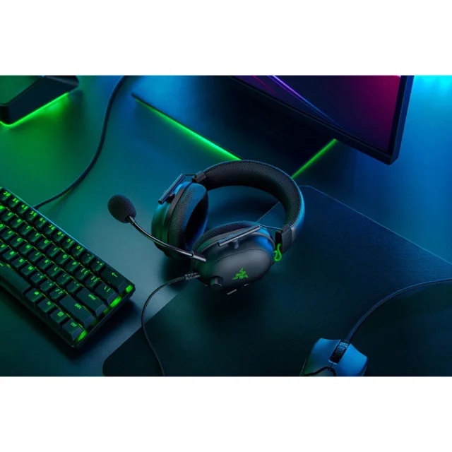 هدست مخصوص بازی ریزر مدل BlackShark V2 + USB Sound Card 102837781