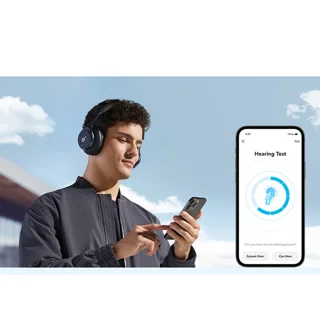 هدفون بی‌سیم انکر مدل Space One با نویز کنسلینگ فعال (ANC)، درگاه شارژ USB Type-C، مقاوم د 102580104