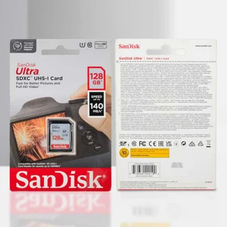 کارت حافظه SDXC سن دیسک مدل Ultra کلاس 10 استاندارد UHS-I U1 سرعت 140MB/s ظرفیت 128 گیگابا 102858571