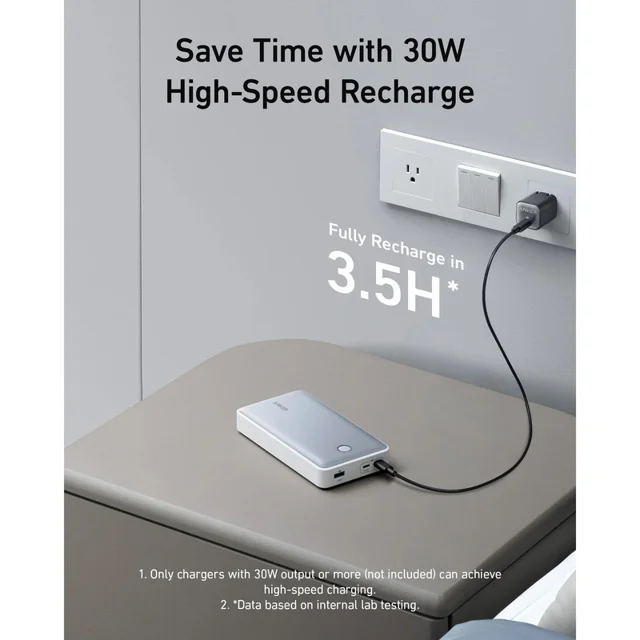 پاوربانک انکر مدل PowerCore 537 ظرفیت 24000 میلی آمپر ساعت 102541475