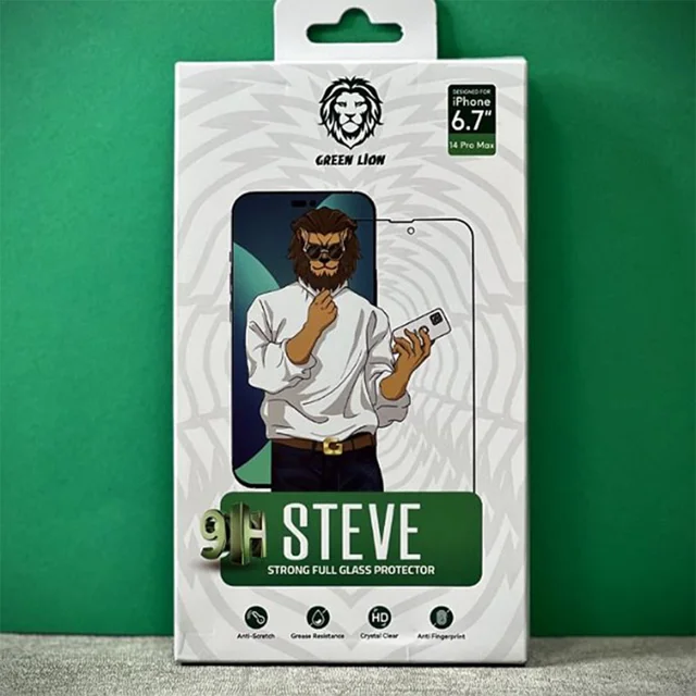 محافظ صفحه نمایش گرین لاین مدل 9H steve مناسب برای گوشی موبایل اپل iphone 14 pro max 102543410