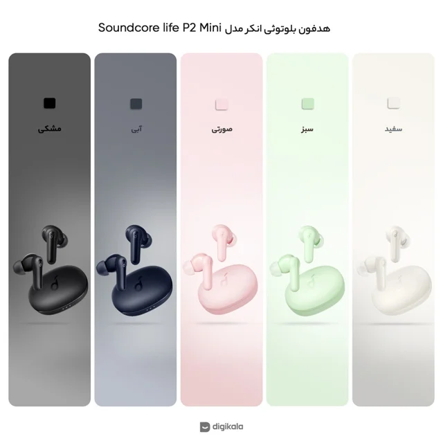 هدفون بلوتوثی انکر مدل Soundcore life P2 Mini 102472505