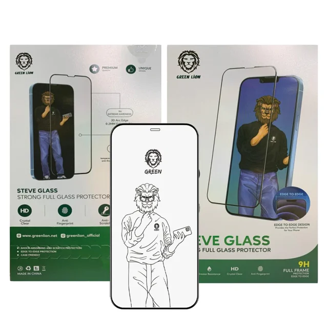 محافظ صفحه نمایش گرین لاین مدل Steve مناسب برای گوشی موبایل اپل iPhone 13 / 13 Pro 102543069