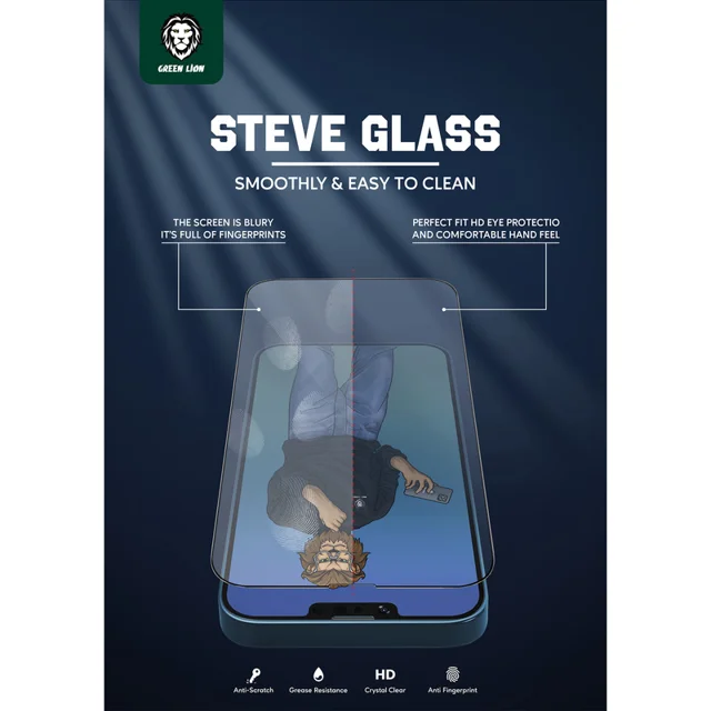 محافظ صفحه نمایش گرین لاین مدل Steve مناسب برای گوشی موبایل اپل iPhone 13 / 13 Pro 102543061