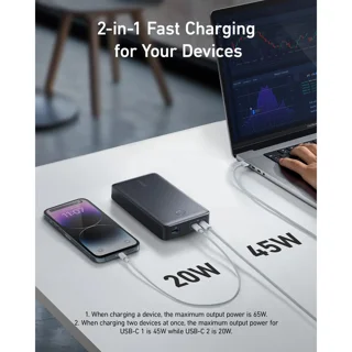پاوربانک انکر مدل PowerCore 537 ظرفیت 24000 میلی آمپر ساعت 102541472