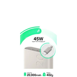پاوربانک 45 وات سامسونگ مدل Battery Pack EB-P4520 ظرفیت 20000 میلی‌آمپر ساعت 102534710