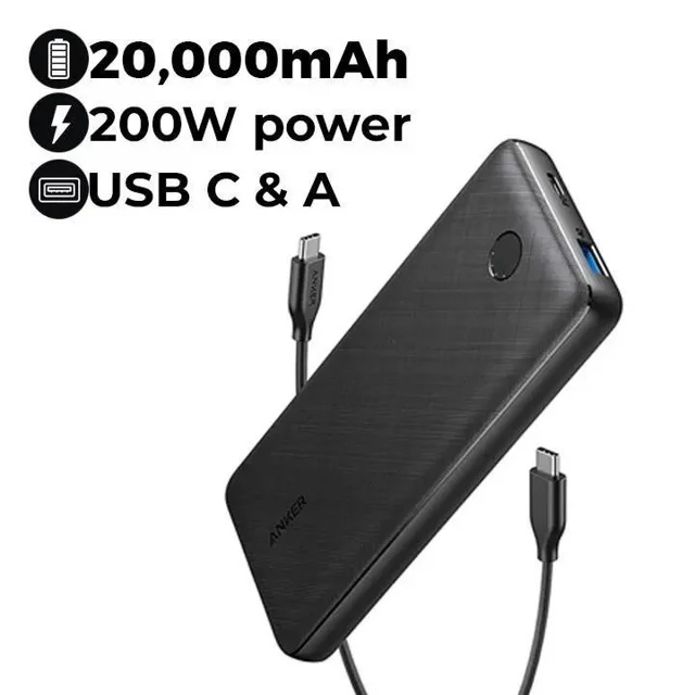 پاوربانک انکر مدل A1268 ظرفیت 20000 میلی آمپر ساعت 102541387
