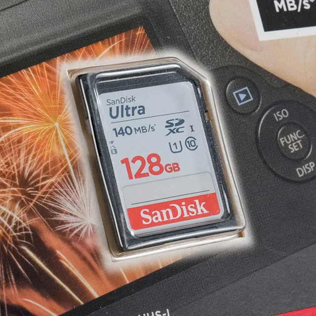 کارت حافظه SDXC سن دیسک مدل Ultra کلاس 10 استاندارد UHS-I U1 سرعت 140MB/s ظرفیت 128 گیگابا 102858573
