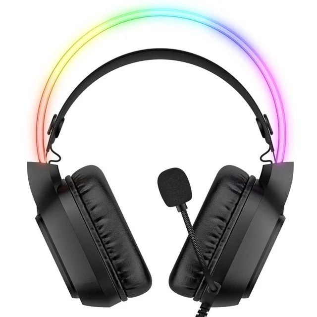 هدست گیمینگ Onikuma مدل X22 بدون قابلیت نویز کنسلینگ، درگاه USB، دارای نورپردازی RGB، امپد 102473845
