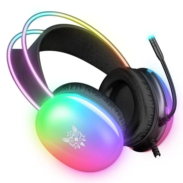 هدست گیمینگ اونیکوما مدل X25 RGB با نویز کنسلینگ میکروفون (ENC)، بدون قابلیت شارژ، اتصال ا 102474021