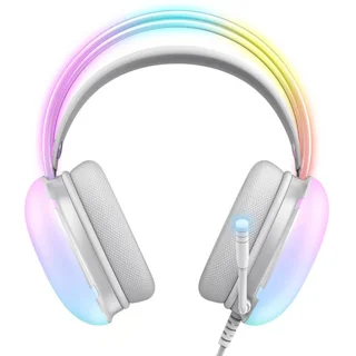 هدست گیمینگ اونیکوما مدل X25 RGB با نویز کنسلینگ میکروفون (ENC)، بدون قابلیت شارژ، اتصال ا 102474033