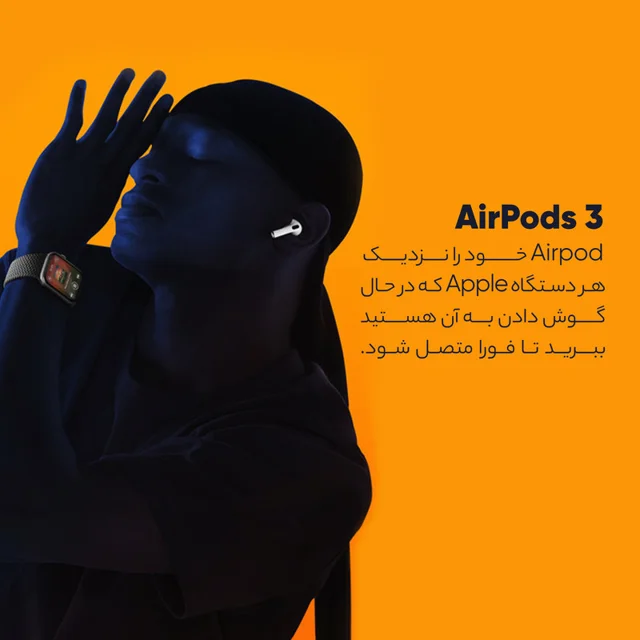 هدفون بلوتوثی اپل مدل AirPods 3 Wireless Charging 102584021