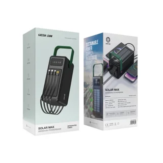 پاوربانک گرین لاین مدل solar max gl-p974 ظرفیت 80000 میلی آمپر ساعت 102541265