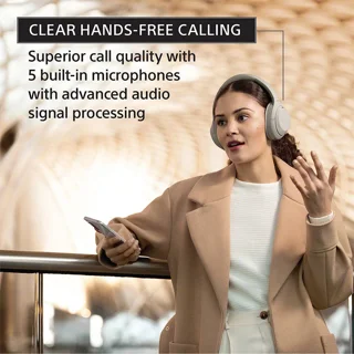 هدفون بلوتوثی سونی مدل WH-1000XM4 با نویز کنسلینگ فعال (ANC)، نویزکنسلینگ میکروفون (ENC)،  102474885