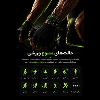 ساعت هوشمند 49 میلی‌متری لیواکس مدل GS-59 با بند سیلیکونی 102833876