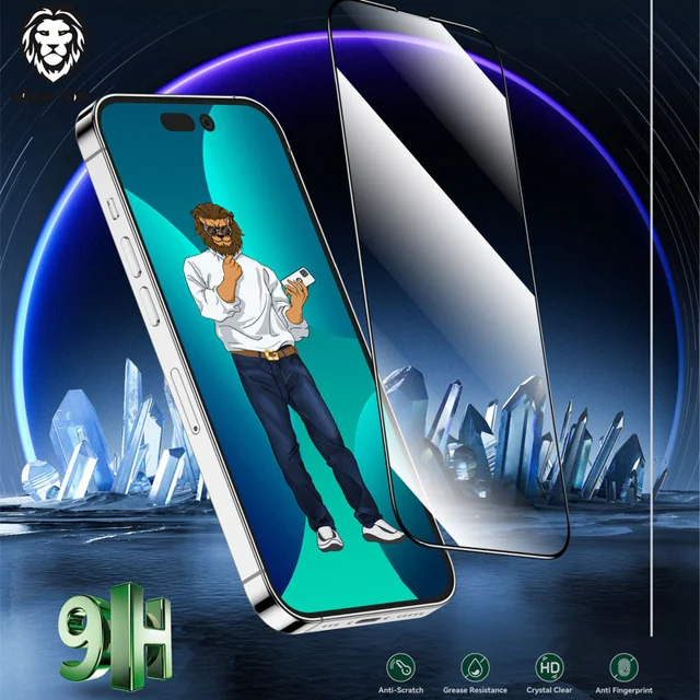 محافظ صفحه نمایش گرین لاین مدل 9H steve مناسب برای گوشی موبایل اپل iphone 14 pro max 102543408