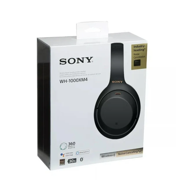 هدفون بلوتوثی سونی مدل WH-1000XM4 با نویز کنسلینگ فعال (ANC)، نویزکنسلینگ میکروفون (ENC)،  102474900
