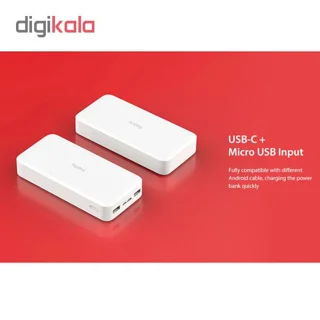 پاوربانک 18 وات شیائومی مدل Redmi PB200LZM ظرفیت 20000 میلی آمپر ساعت 102535311
