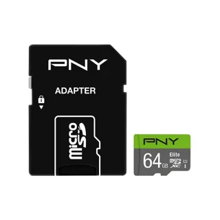 کارت حافظه microSDXC پی ان وای مدل Elite کلاس 10 استاندارد UHS-I U1 سرعت 100MBs ظرفیت 64 گ 102858596