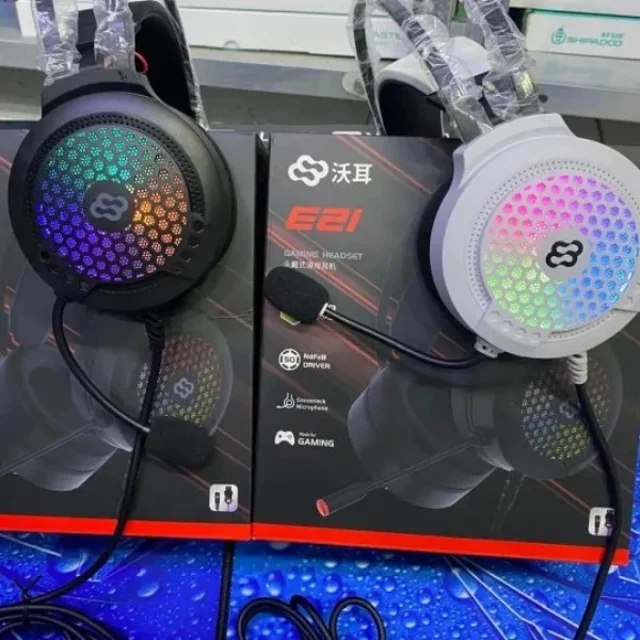 هدست مخصوص بازی مدل E21 RGB 102473771