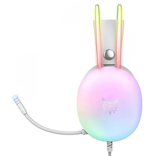 هدست گیمینگ اونیکوما مدل X25 RGB با نویز کنسلینگ میکروفون (ENC)، بدون قابلیت شارژ، اتصال ا 102474031
