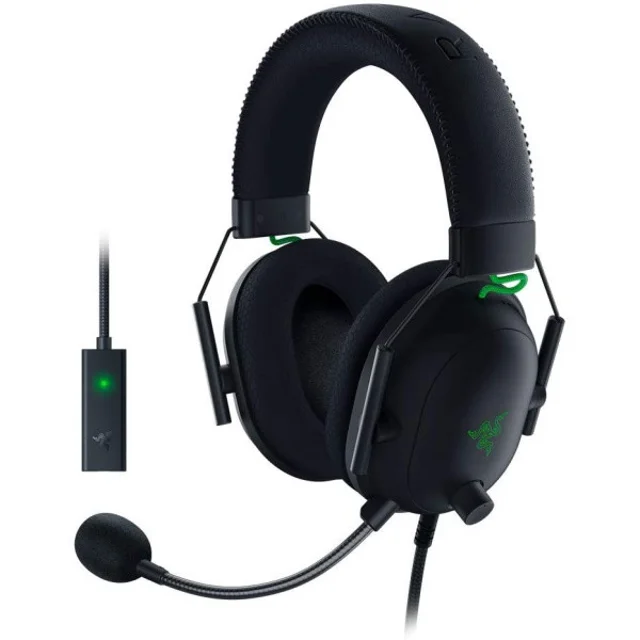 هدست مخصوص بازی ریزر مدل BlackShark V2 + USB Sound Card 102837772