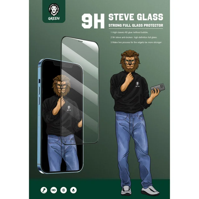 محافظ صفحه نمایش گرین لاین مدل Steve مناسب برای گوشی موبایل اپل iPhone 13 / 13 Pro 102543077