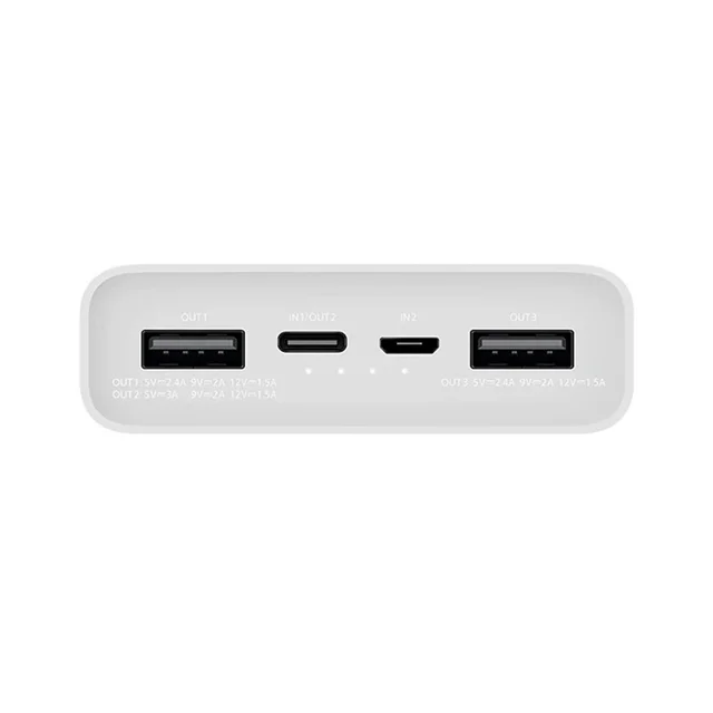 پاوربانک شیائومی مدل PLM18ZM ظرفیت 20000 میلی آمپر ساعت 102535045