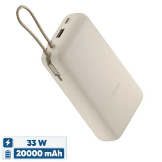 پاوربانک 33 وات شیائومی مدل PB2030MI ظرفیت 20000 میلی آمپر ساعت - گلوبال 102535090