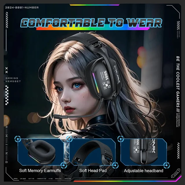 هدست گیمینگ اونیکوما مدل X12 RGB 102473324
