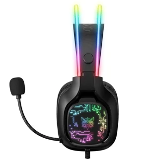 هدست گیمینگ Onikuma مدل X22 بدون قابلیت نویز کنسلینگ، درگاه USB، دارای نورپردازی RGB، امپد 102473849